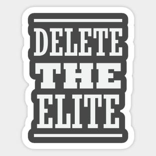 Delete the elite Sticker